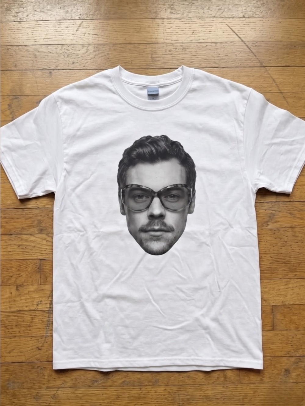 Harry Styles Retro Disco Ball Graphic Boxy Tee Gildan Cotton Shirt
